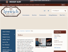 Tablet Screenshot of ipswichpolice.org